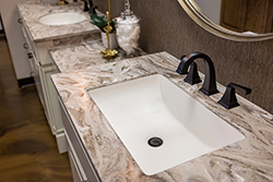 elegant bathroom countertops